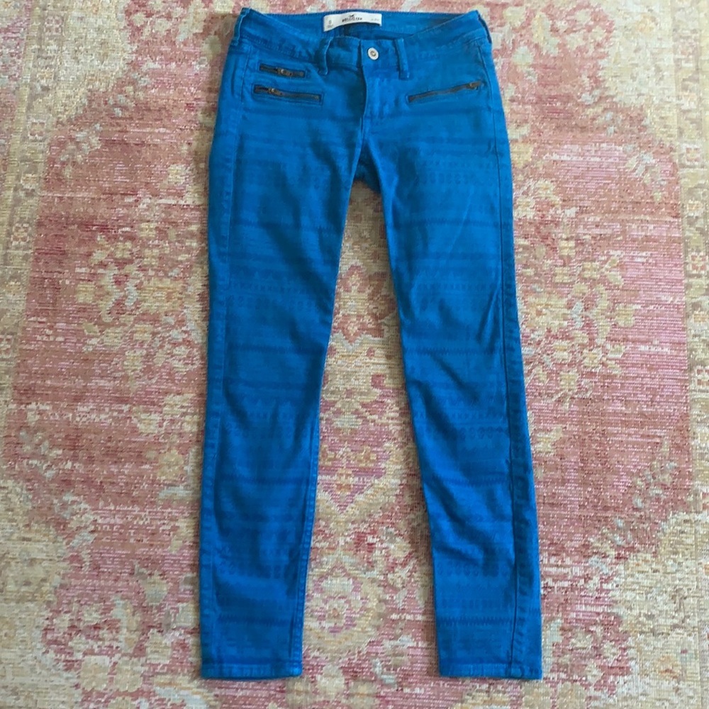 👖 3 for $30 👖 Hollister Blue Tribal Skinnies
